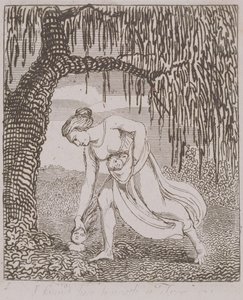 Löysin hänet puun alta, levy 3 Lapsille. Paratiisin portit, 1793 tekijältä William Blake