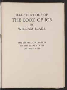 Kuvia Jobin kirjasta: Linnell-kokoelma levyjen koetilasta tekijältä William Blake