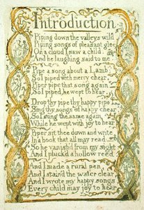 Johdanto, levy 3 kappaleesta "Songs of Innocence" tekijältä William Blake