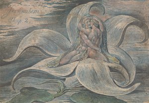Jerusalem, taulu 28, koevedos tekijältä William Blake