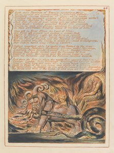 Jerusalem, Plate 46, Bath, lievä fyysikko..... tekijältä William Blake