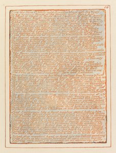 Jerusalem, levy 86, näen lomakkeen ... tekijältä William Blake