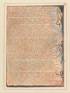 Jerusalem, Plate 89, Tho jaettu Cross.... kautta. tekijältä William Blake
