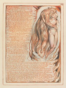 Jerusalem, levy 96, Aurinko ja kuu vievät eteenpäin..... tekijältä William Blake