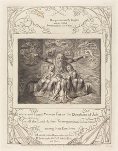 Job ja hänen tyttärensä tekijältä William Blake