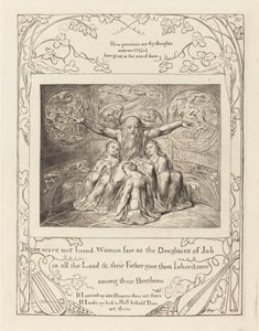 Job ja hänen tyttärensä tekijältä William Blake