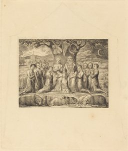 Job ja hänen perheensä tekijältä William Blake