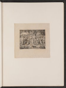 Job ja hänen perheensä, 1825. tekijältä William Blake