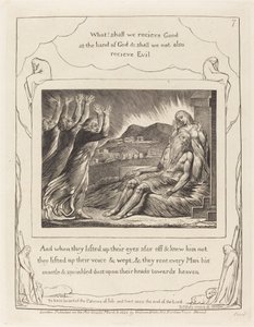 Jobin lohduttajat, 1825. tekijältä William Blake