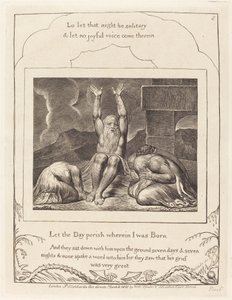 Jobin epätoivo, 1825. tekijältä William Blake