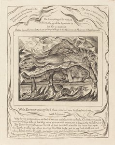 Jobin pahat unet, 1825. tekijältä William Blake
