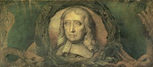 John Milton, n. 1800-03 (tempera kankaalle) tekijältä William Blake
