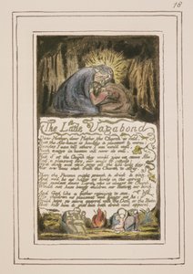 P.124-1950.pt46 Pikku Vagabond: levy 46 kappaleesta Songs of Innocence and of Experience (kopio R) n. 1802-08 (etsaus, muste ja wc) tekijältä William Blake