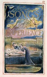 P.125-1950.pt29 Pahina ng pamagat sa Mga Kanta ng Karanasan: plate 29 mula sa Songs of Innocence and of Experience (copy AA) c.1815-26 (etching, ink and watercolor)finn tekijältä William Blake