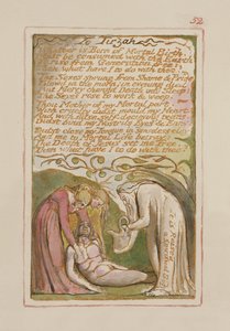 P.125-1950.pt52 Tirzahiin: levy 52 kappaleesta Songs of Innocence and of Experience (kopio AA) n. 1815-26 (etsaus, muste ja wc) tekijältä William Blake