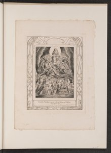 Saatana Jumalan valtaistuimen edessä tekijältä William Blake