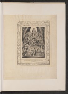 Saatana Jumalan valtaistuimen edessä tekijältä William Blake