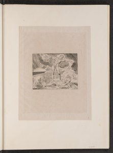 Saatana lyö työtä kiehuen, 1825. tekijältä William Blake