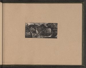 Paimen ajaa pois suden, 1821. tekijältä William Blake