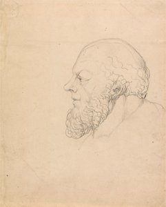 Sokrates, visionäärinen pää tekijältä William Blake