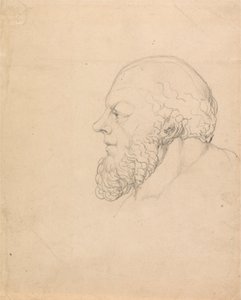 Sokrates, visionäärinen pää tekijältä William Blake