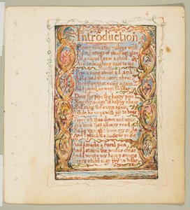 Songs of Innocence: Johdanto, n. 1825. tekijältä William Blake