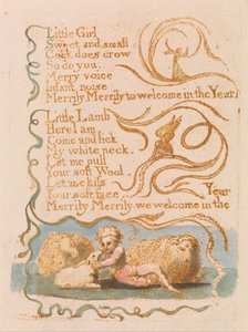 Viattomuuden lauluja, levy 26, kevät (Bentley 23) tekijältä William Blake