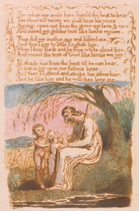Viattomuuden lauluja, levy 30, Pieni musta poika (Bentley 10) tekijältä William Blake
