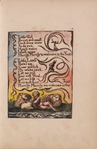 Viattomuuden ja kokemuksen lauluja, levy 12, kevät (Bentley 23) tekijältä William Blake