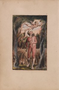 Songs of Innocence and of Experience, Plate 1, Innocence Frontispiece (Bentley 2) tekijältä William Blake