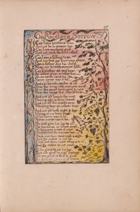 Songs of Innocence and of Experience, levy 28, On Anothers Sorrow (Bentley 27) tekijältä William Blake