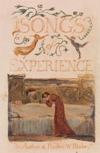 Songs of Innocence and of Experience, levy 33, Experience Title page (Bentley 29) tekijältä William Blake