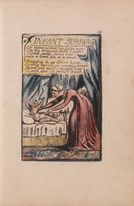 Viattomuuden ja kokemuksen laulut, levy 39, pikkulasten suru (Bentley 48) tekijältä William Blake
