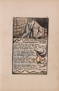Songs of Innocence and of Experience, Plate 51, Lontoo (Bentley 46) tekijältä William Blake