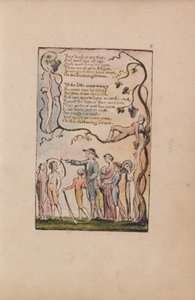 Viattomuuden ja kokemuksen lauluja, levy 6, The Ecchoing Green (Bentley 7) tekijältä William Blake