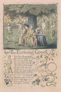 Songs of Innocence and of Experience, levy 8, "The Ecchoing Green" (Bentley 6) tekijältä William Blake
