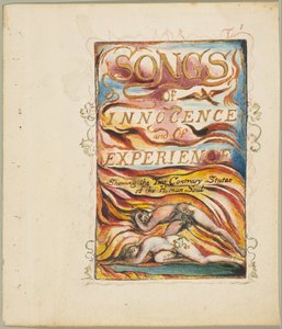 Songs of Innocence and of Experience, Showing the Two Contrary State of the Human Sou..., n. 1825. tekijältä William Blake