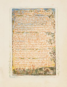 Viattomuuden ja kokemuksen lauluja: Nuohooja, n. 1825. tekijältä William Blake