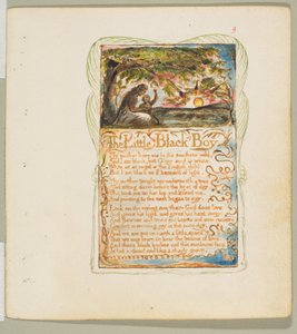 Songs of Innocence and of Experience: The Little Black Boy, ca. 1825. tekijältä William Blake