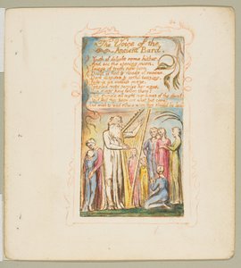 Songs of Innocence and of Experience: Voice of the Ancient Bard, ca. 1825. tekijältä William Blake