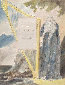 The Bard, Pindaric Ode, teoksesta The Poems of Thomas Gray tekijältä William Blake
