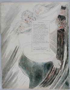 The Bard, design 58 teoksesta "The Poems of Thomas Gray" tekijältä William Blake