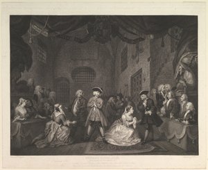 The Beggars Opera, näytös III, 1790. tekijältä William Blake