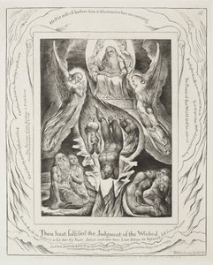 Jobin kirja: Pl. 16: Sinä täytät jumalattomien tuomion tekijältä William Blake