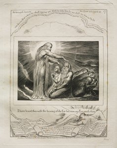 Jobin kirja: Pl. 17, Minä olen kuullut sinua korvan kuulolla, mutta nyt silmäni näkee sinut tekijältä William Blake