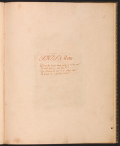 Thel -kirja, levy 1, Thels -motto ... tekijältä William Blake
