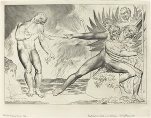 Korruptoituneiden virkamiesten piiri; Paholaiset piinaavat Ciampoloa tekijältä William Blake