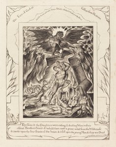 Jobin poikien tuho, 1825. tekijältä William Blake