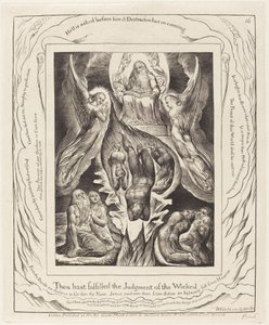 Saatanan lankeemus, 1825. tekijältä William Blake