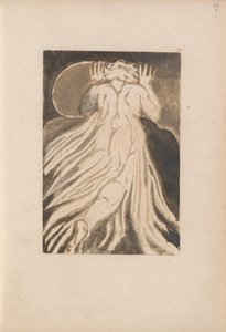 Urizenin ensimmäinen kirja, levy 28 (Bentley 27) tekijältä William Blake